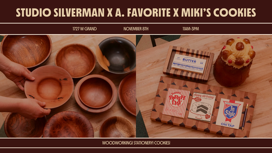 STUDIO SILVERMAN x A. FAVORITE X MIKI'S COOKIES