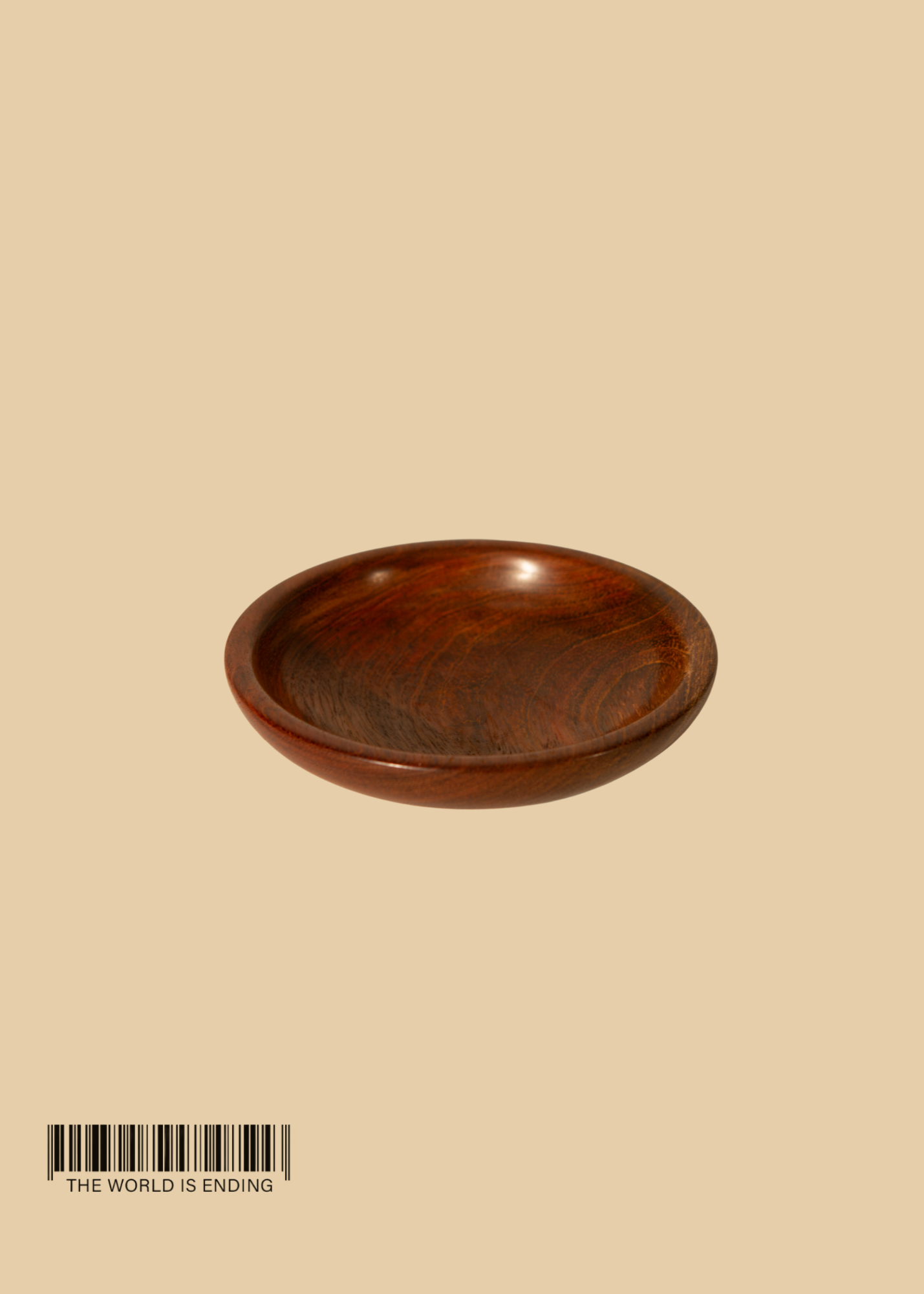 AGTURNING SPALTED JATOBA WOOD BOWL 7”