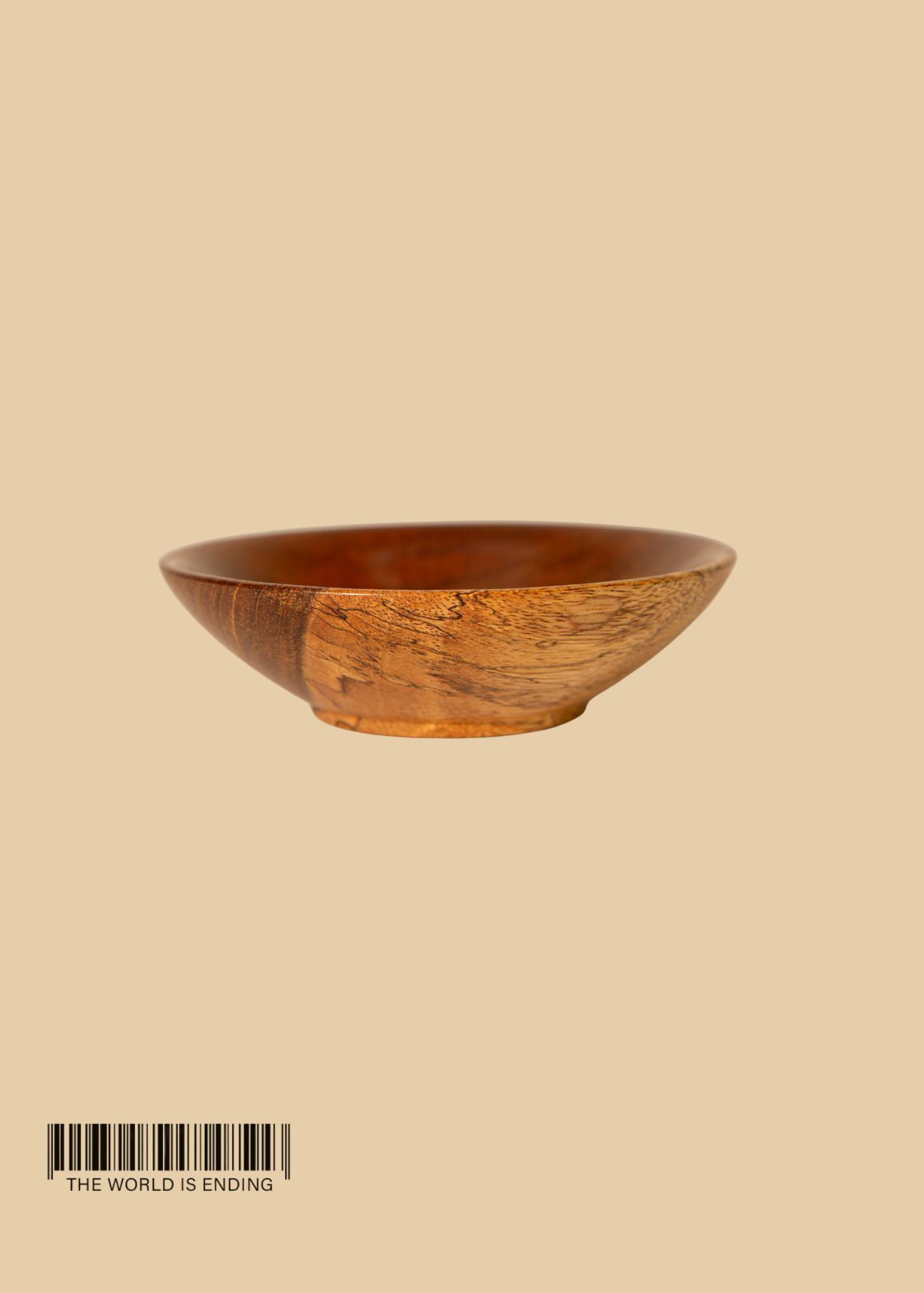 AGTURNING SPALTED JATOBA WOOD BOWL 5.5"