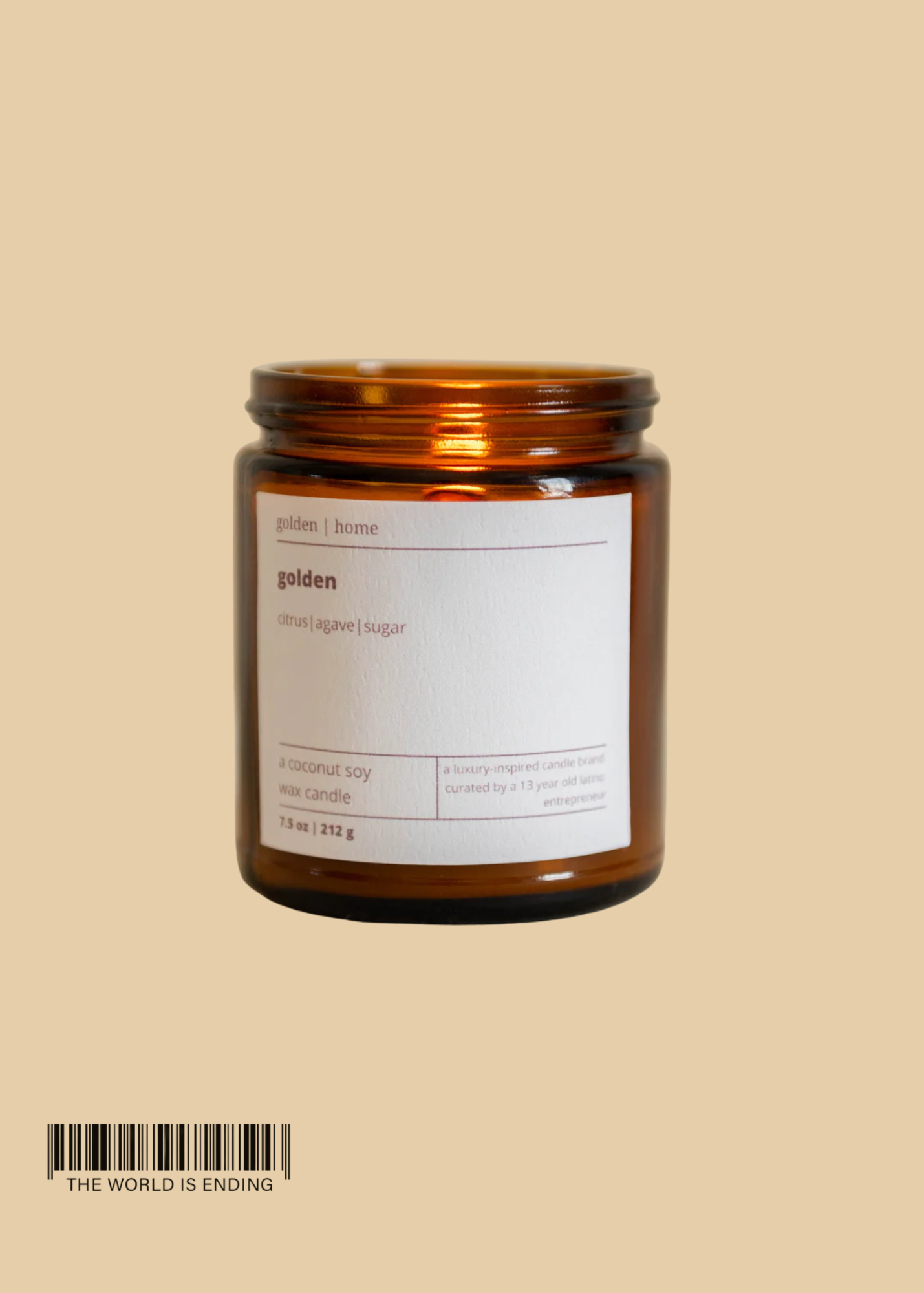GOLDEN HOME CANDLE - GOLDEN