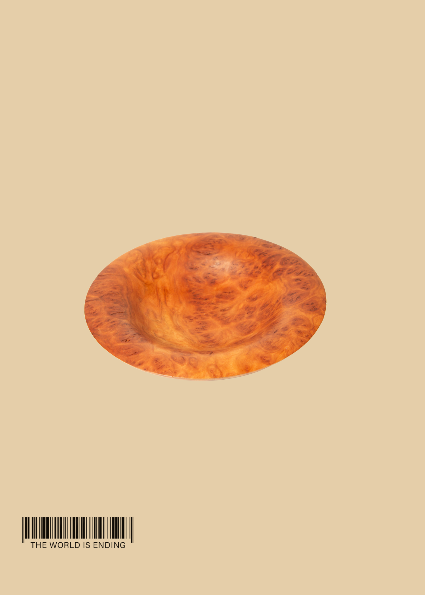 AGTURNING RED COOLIBAH BURL WOOD BOWL
