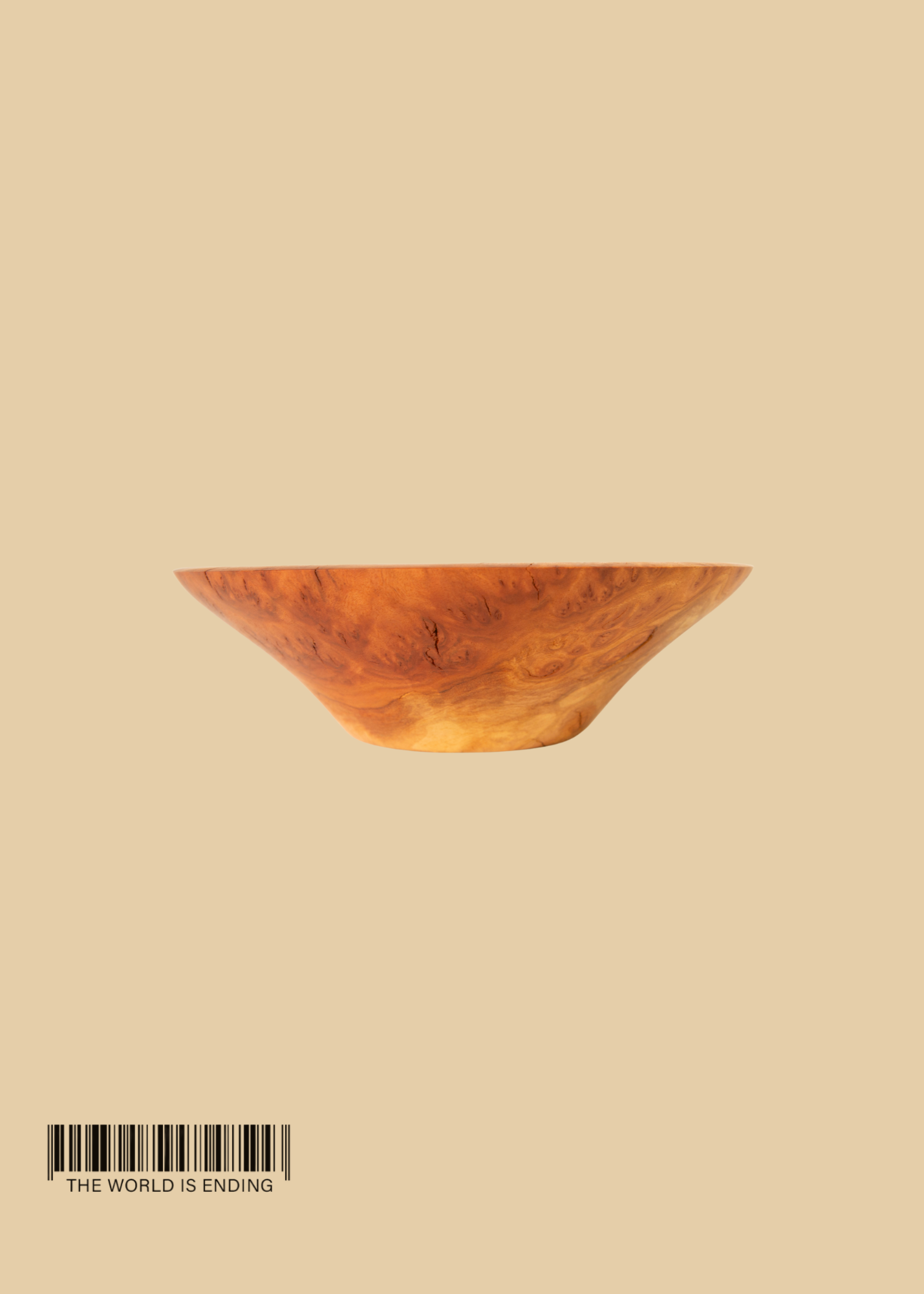 AGTURNING RED COOLIBAH BURL WOOD BOWL