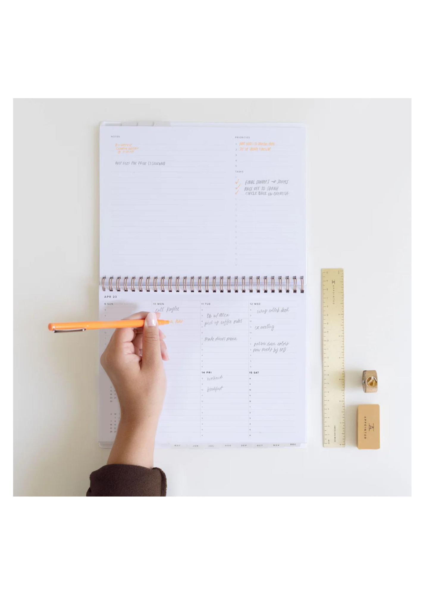 MM 2024-2025 Appointed Weekly Task Planner - Blossom Pink