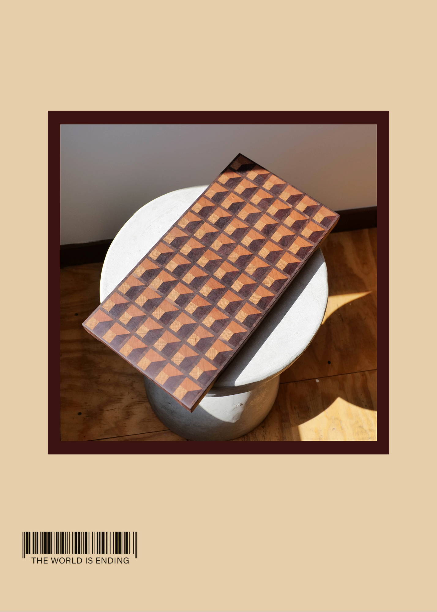 SAM APPLEBAUM CUBBIE PATTERN CUTTING BOARD
