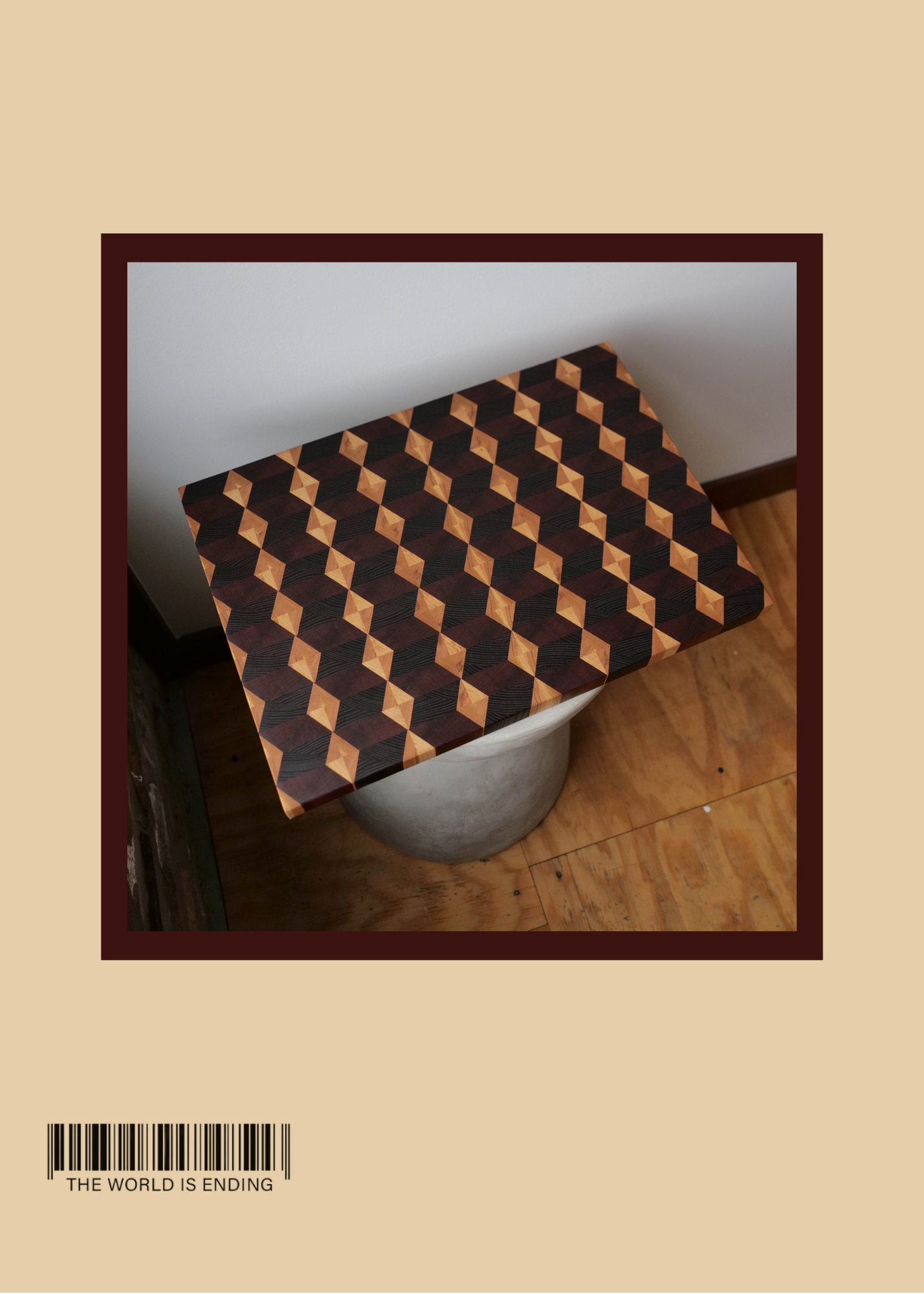 SAM APPLEBAUM BIG CUBES CUTTING BOARD