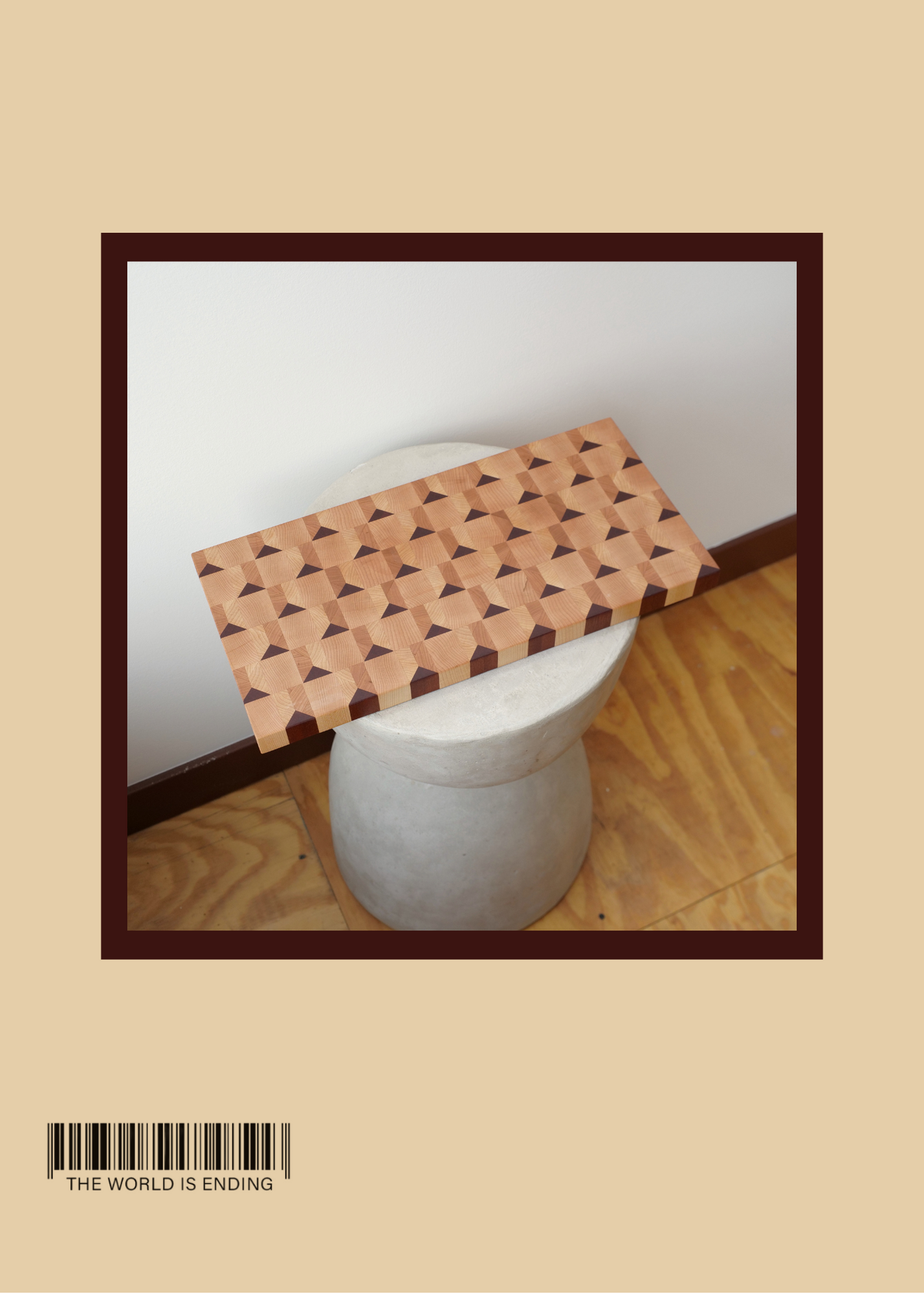 SAM APPLEBAUM DEPTH CUBE CUTTING BOARD #2