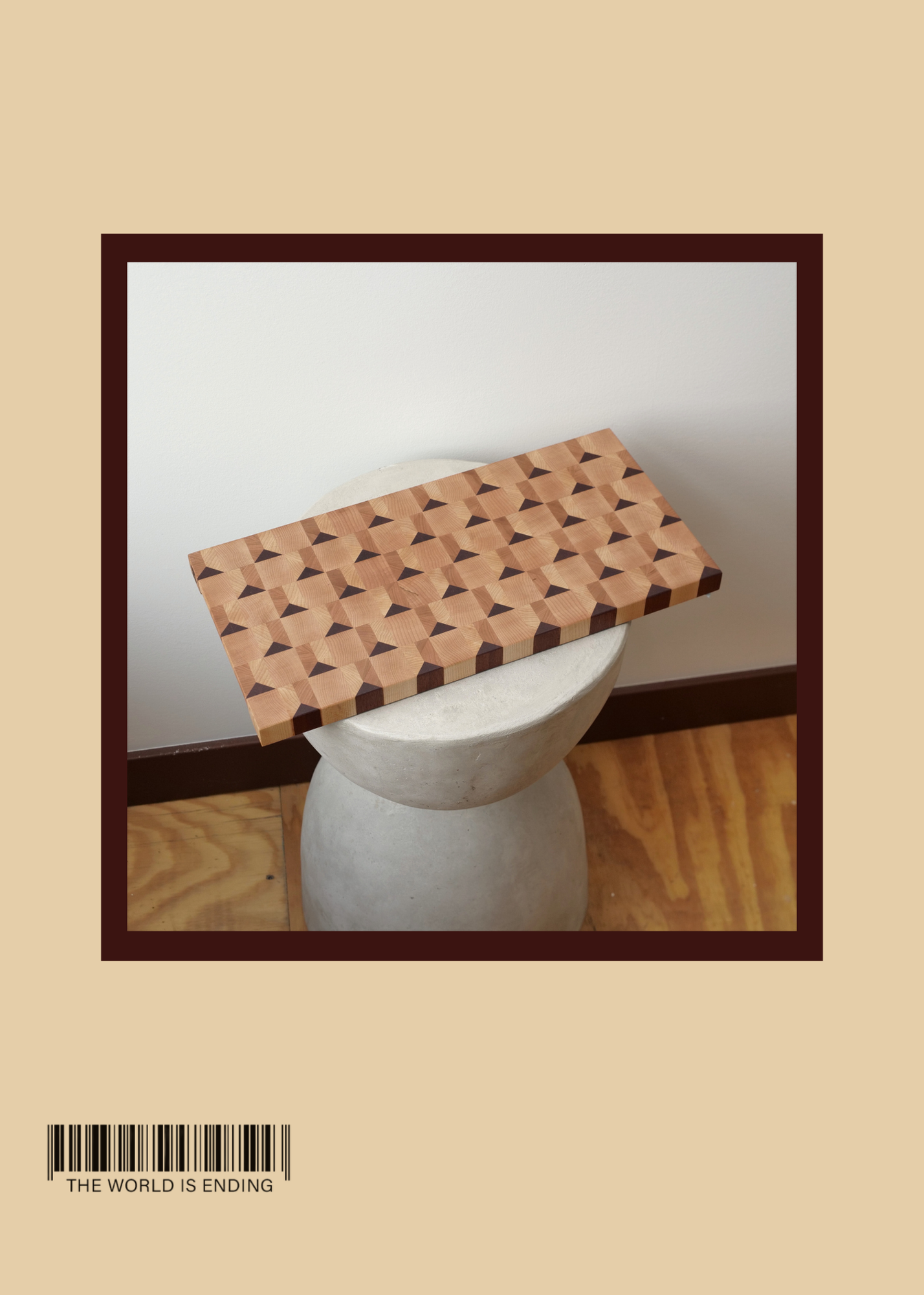 SAM APPLEBAUM DEPTH CUBE CUTTING BOARD #3