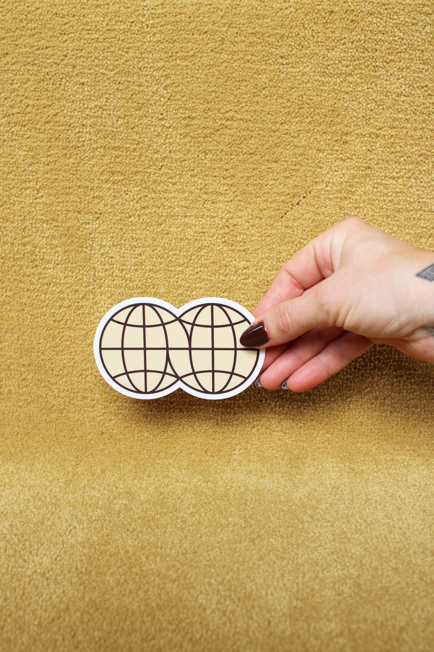 COE GLOBE STICKER