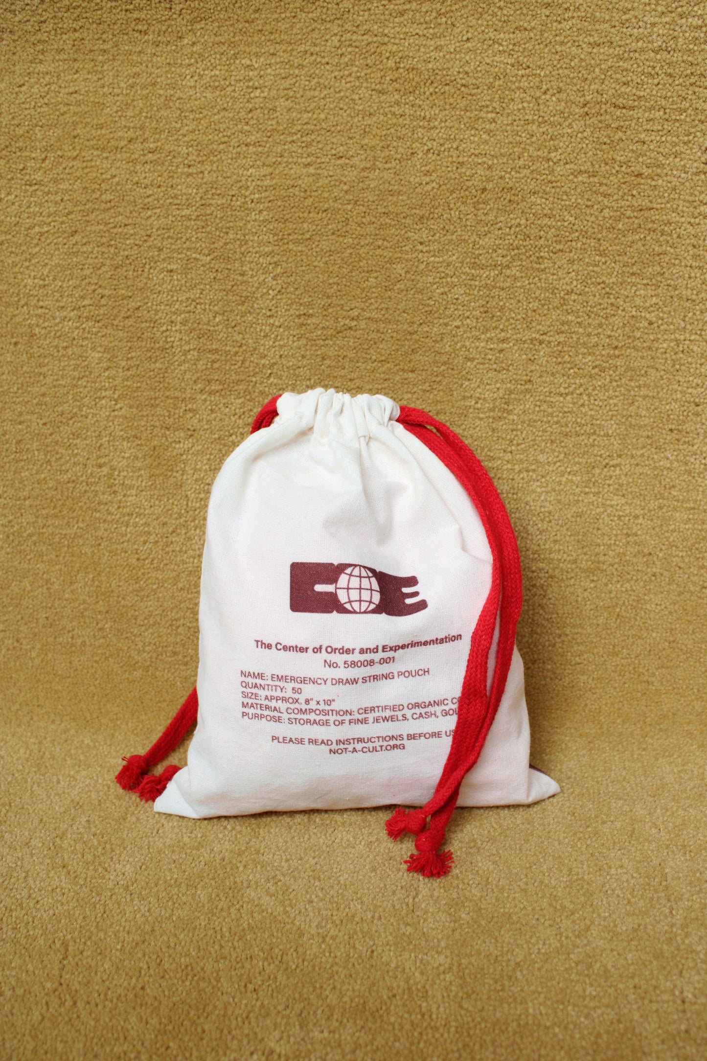 COE EMERGENCY DRAWSTRING POUCH