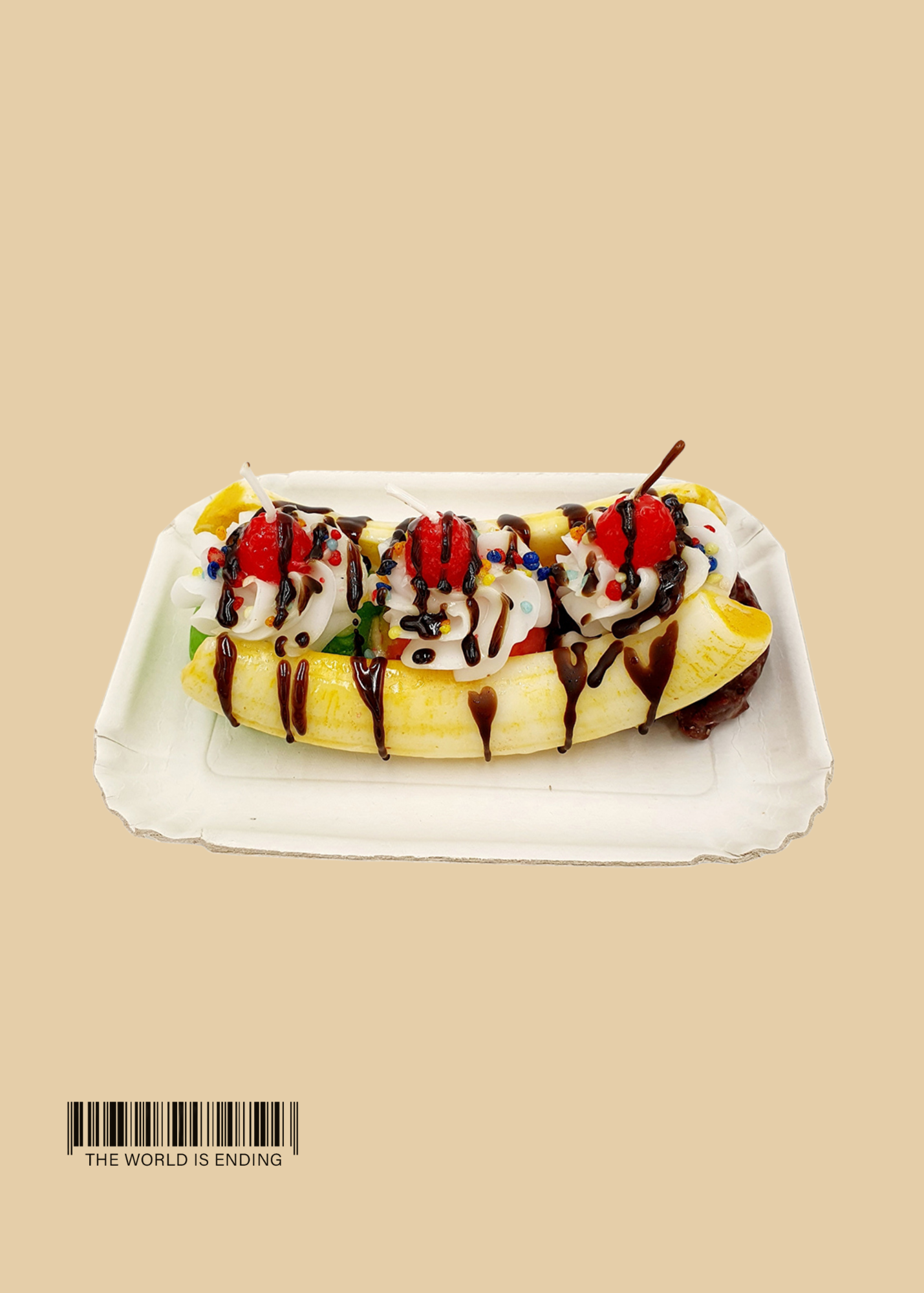 BANANA SPLIT CANDLE