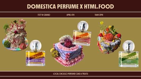 DOMESTICA PERFUME x HTML.FOOD