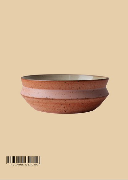 THREE DOT CERAMICS PINK BOWL