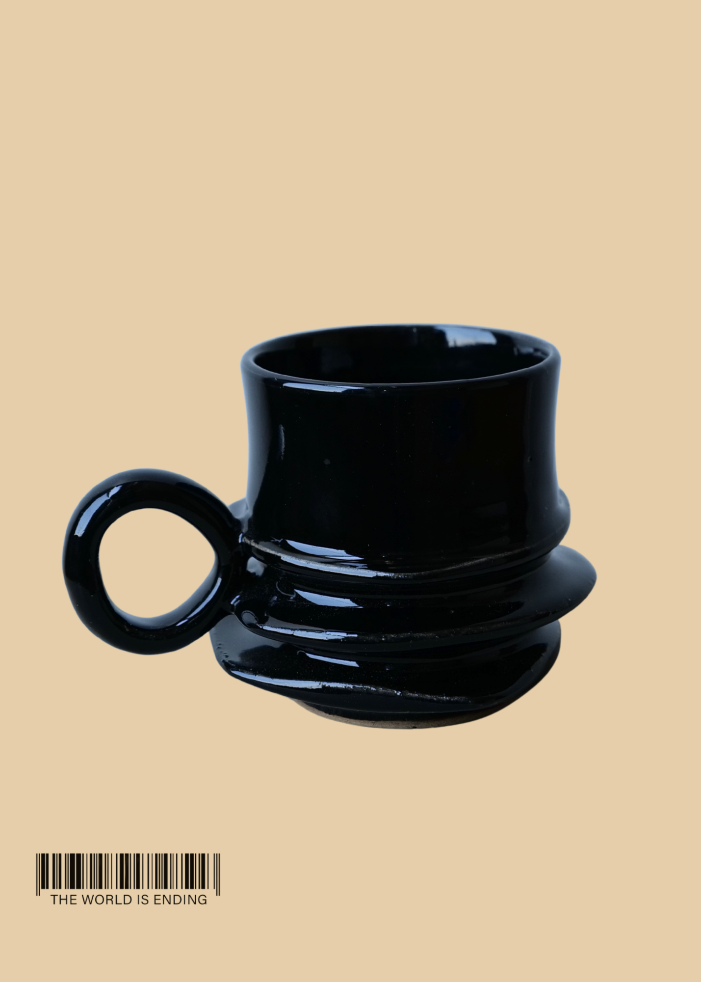 DARA SCHUMAN - BLACK MUG 1