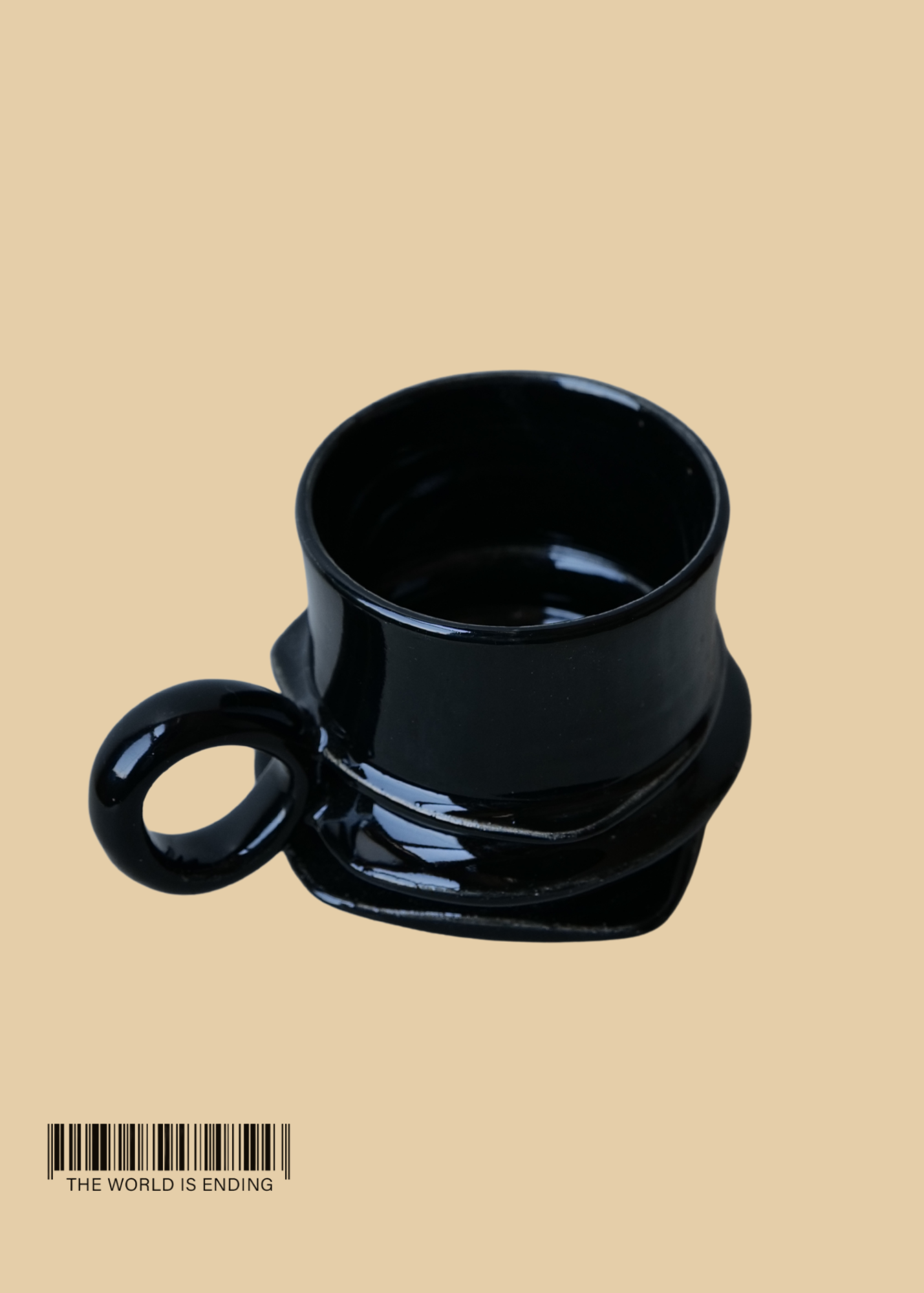 DARA SCHUMAN - BLACK MUG 1