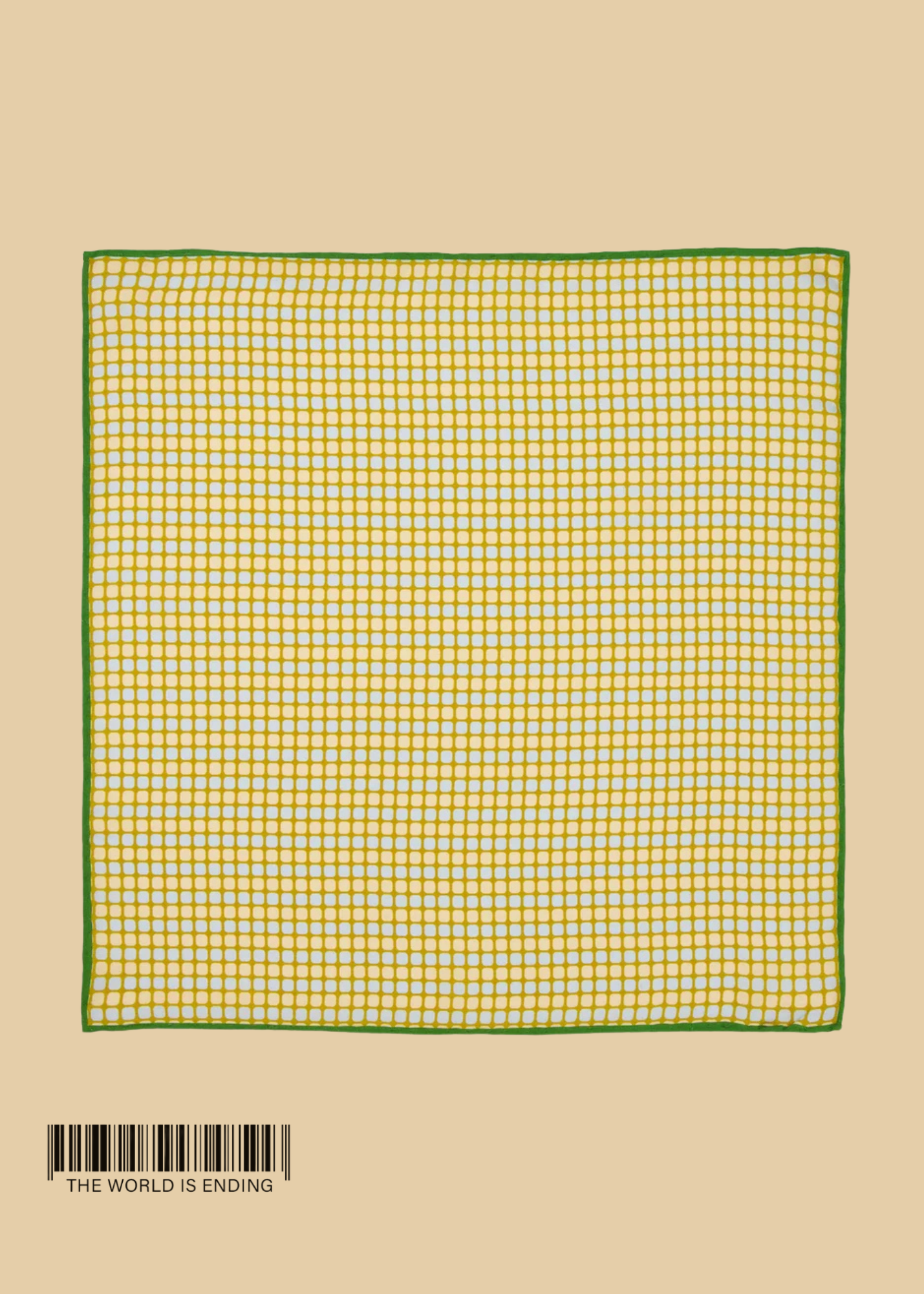 THE CENTER OF ORDER AND EXPERIMENTATION x THE TIE BAR THE SWITCHBOARD BRIEFING BLUE POCKET SQUARE