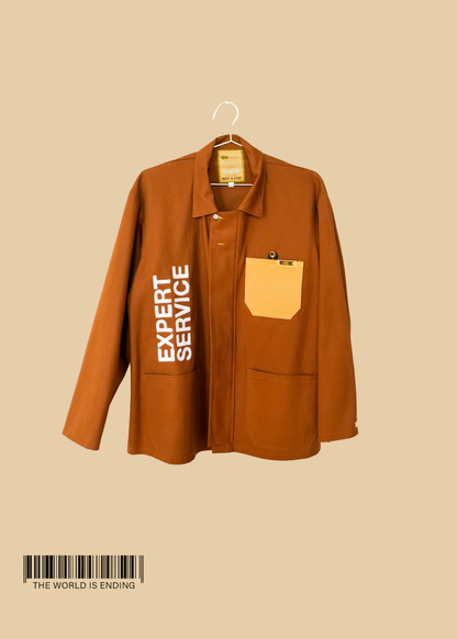 COE X NOEL MERCADO: EXPERT SERVICE CHORE COAT RANCH TAN