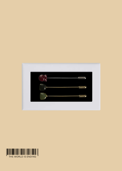 THE CENTER OF ORDER AND EXPERIMENTATION x THE TIE BAR LAPEL PIN GIFT SET