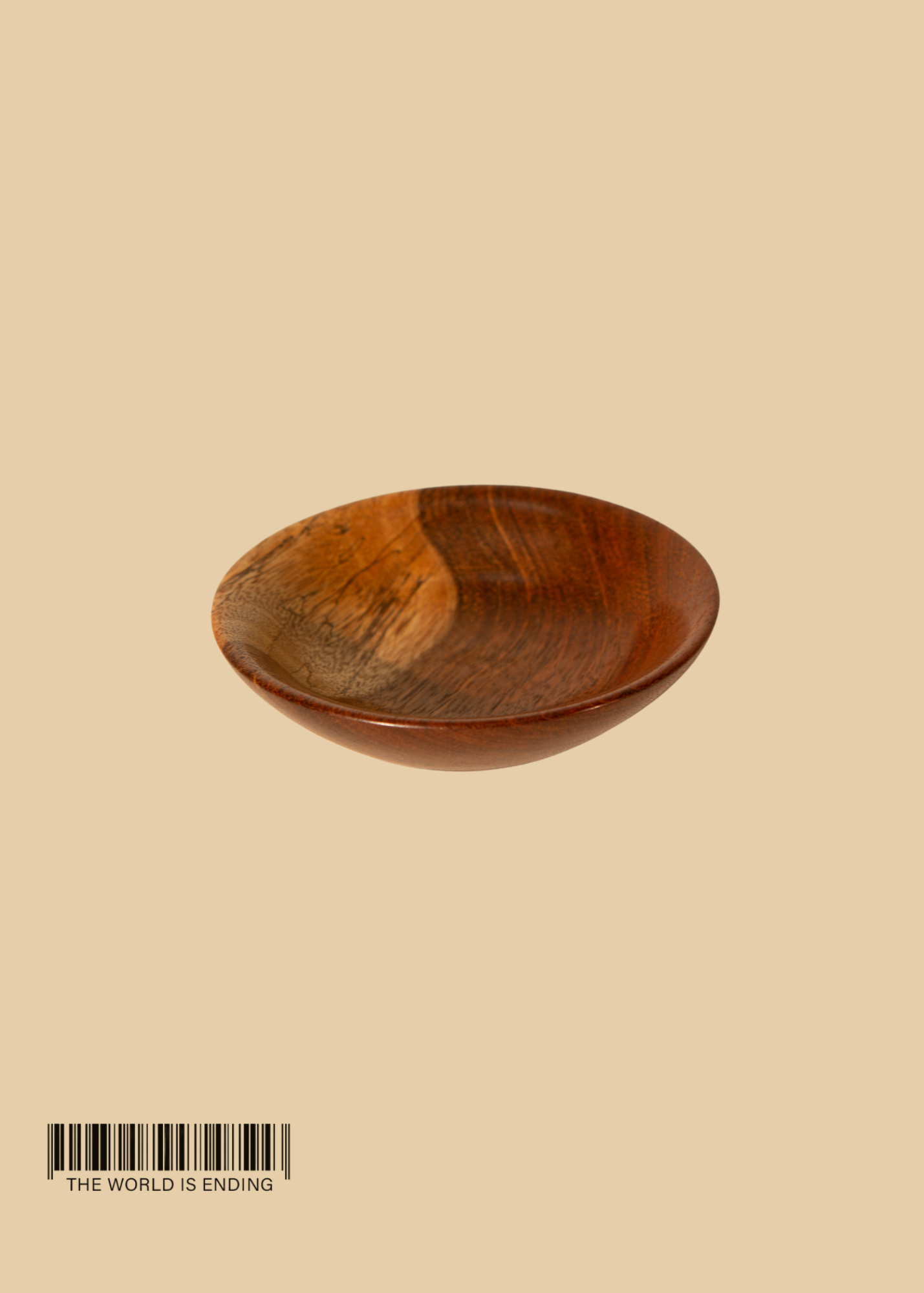 AGTURNING  SPALTED JATOBA WOOD BOWL  5.5"