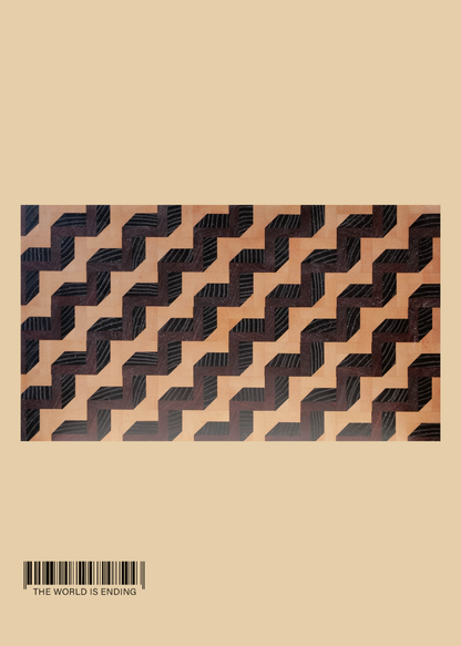 SAM APPLEBAUM DARK LINE LADDER CUTTING BOARD