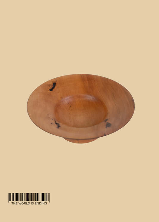 AGTURNING SWISS PEAR WOOD BOWL 8"