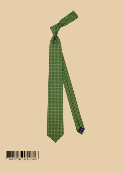 THE CENTER OF ORDER AND EXPERIMENTATION x THE TIE BAR THE NETWORK EXECUTIVE GREEN TIE
