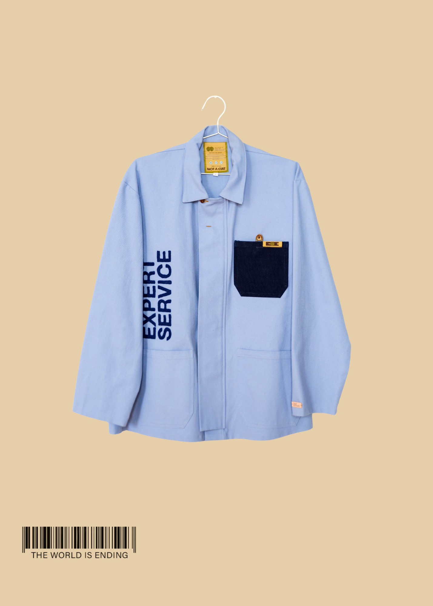 COE X NOEL MERCADO: EXPERT SERVICE CHORE COAT DRESDEN BLUE