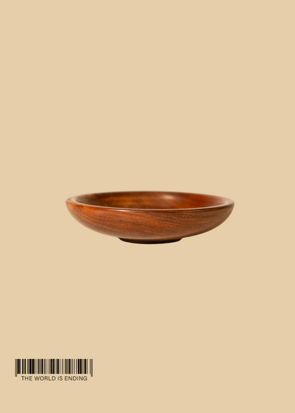 AGTURNING SPALTED JATOBA WOOD BOWL 7”