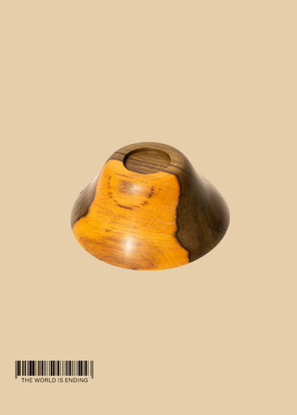 AGTURNING BRAZILIAN BLACKHEART WOOD BOWL 7.5”