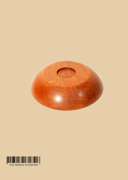 AGTURNING LEOPARD WOOD BOWL 9"