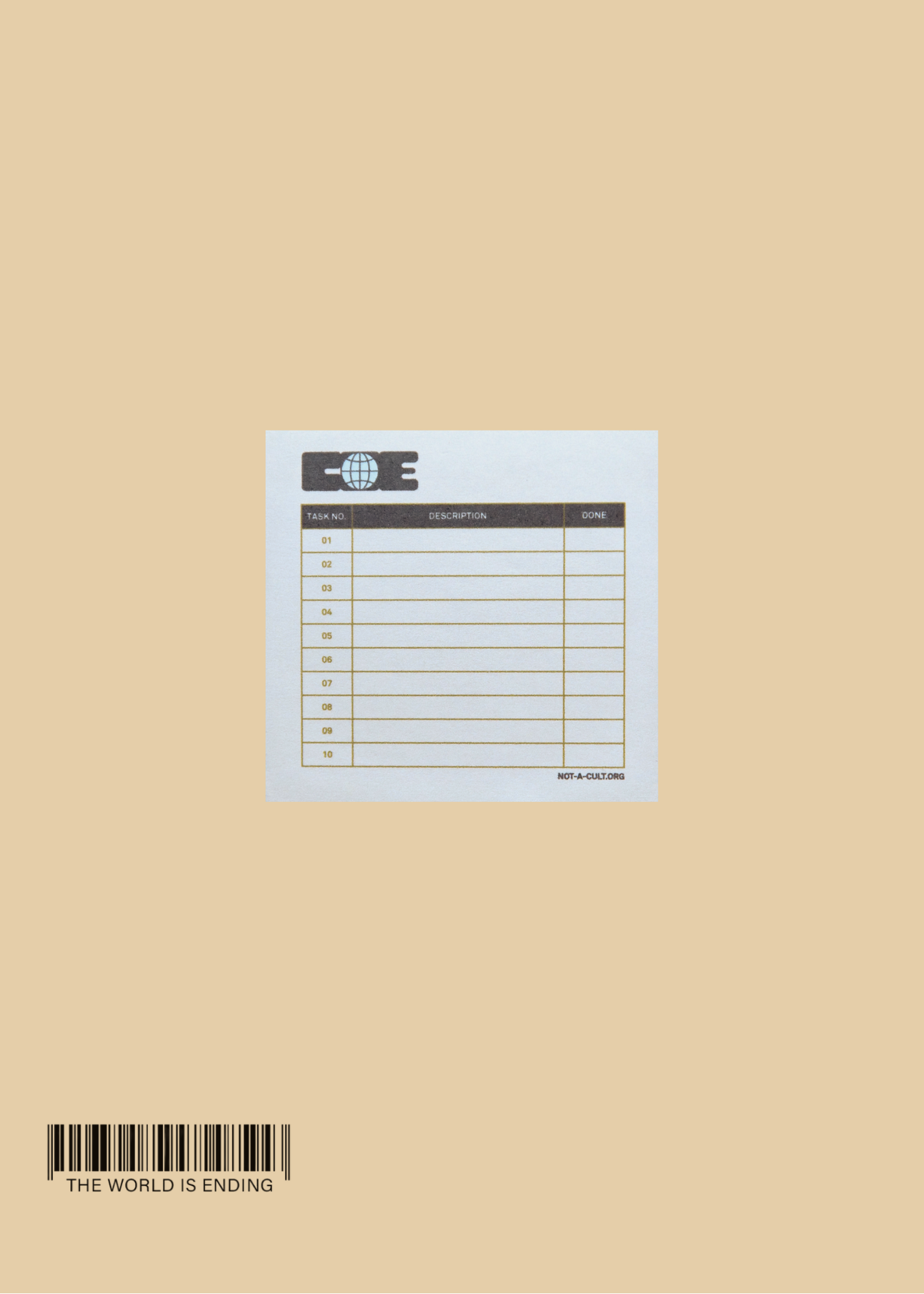 MARIGOLD PRESS COE TASK STICKY NOTES