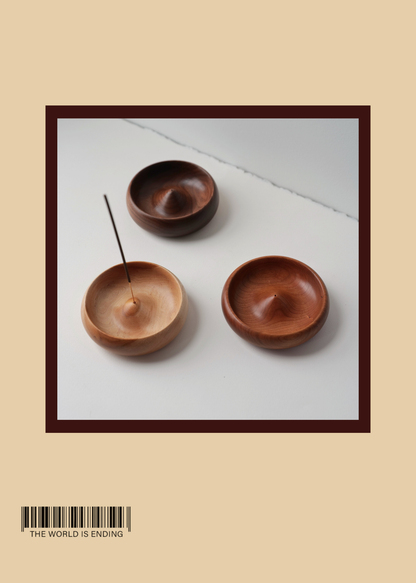 STUDIO SOUR CHERRY MOUND INCENSE BURNER