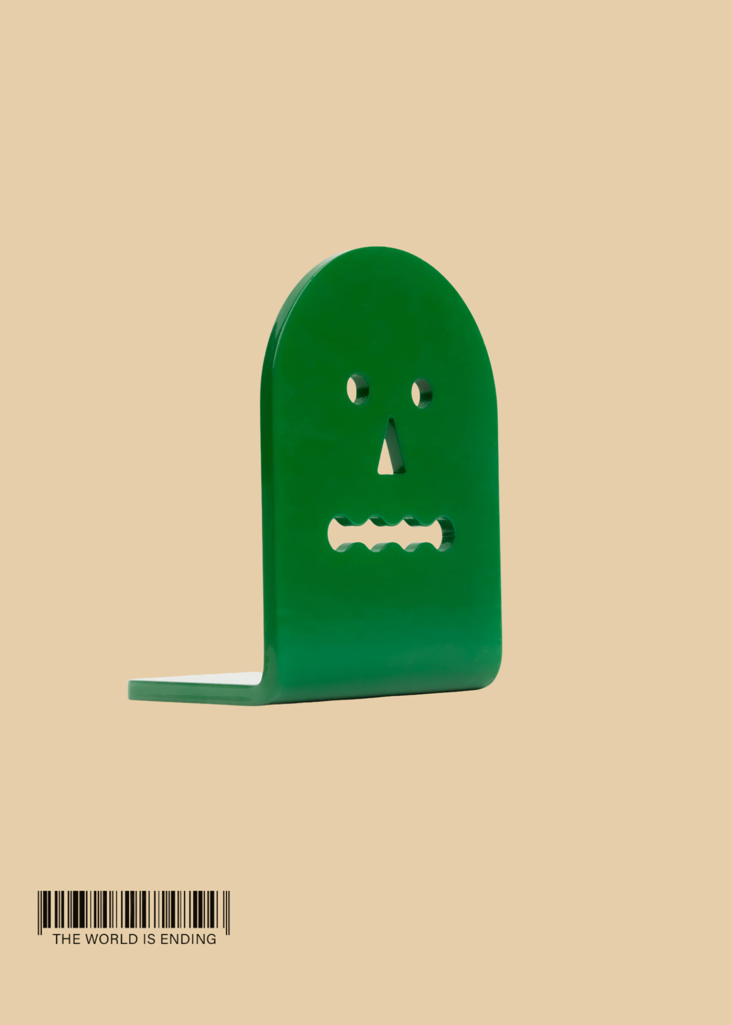 BEN'S WEBSITE STEEL BOOKEND - GREEN