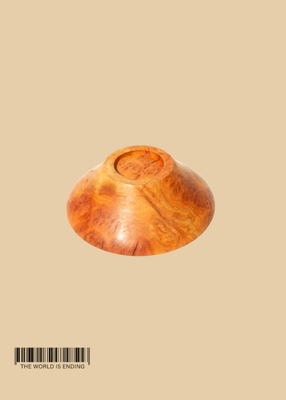 AGTURNING RED COOLIBAH BURL WOOD BOWL