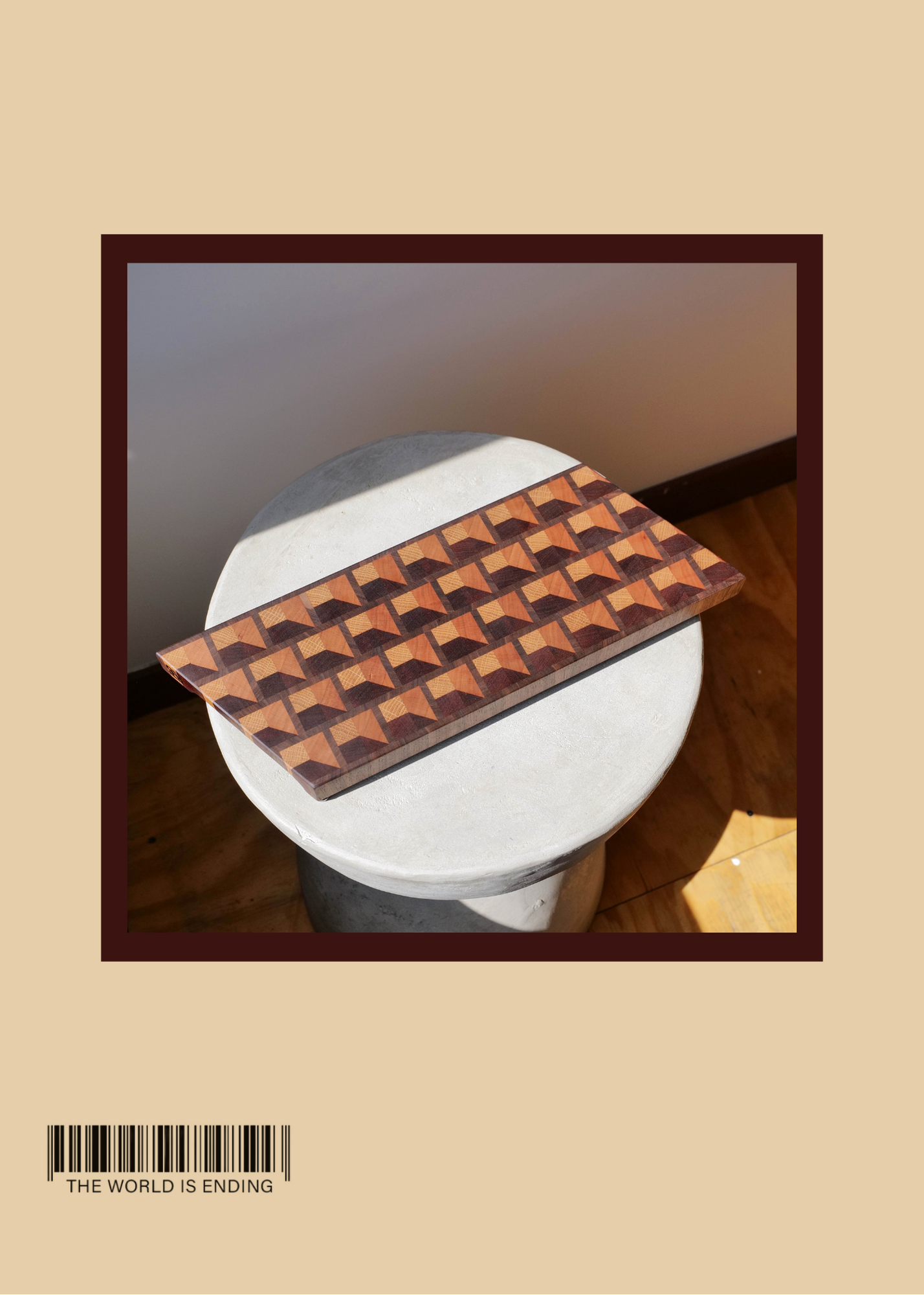 SAM APPLEBAUM CUBBIE ANGLE CUTTING BOARD
