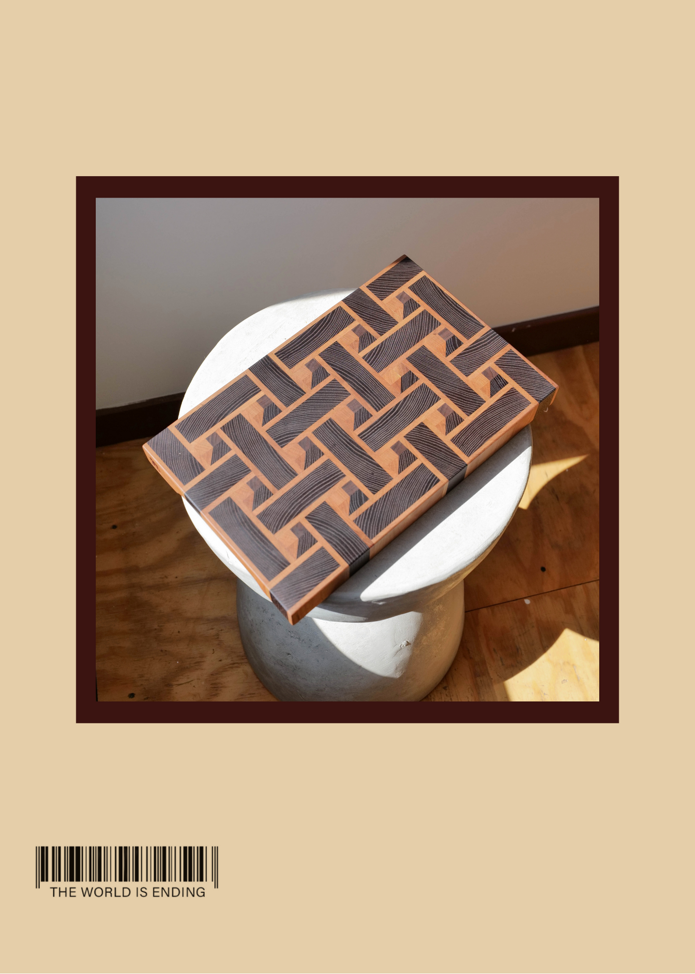 SAM APPLEBAUM CUBBIE WEAVE CUTTING BOARD