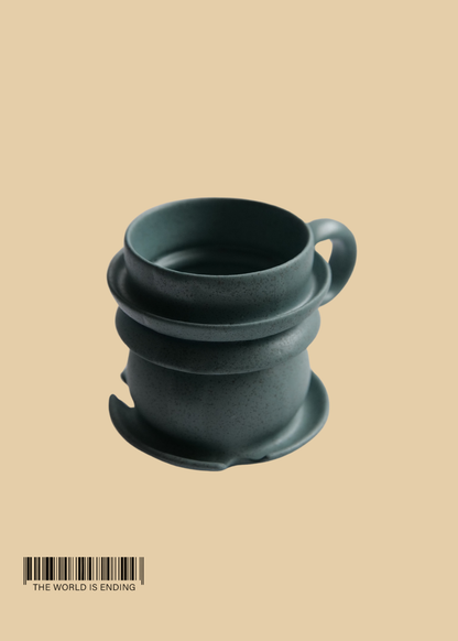 DARA SCHUMAN - BLUE PEBBLE 9 MUG