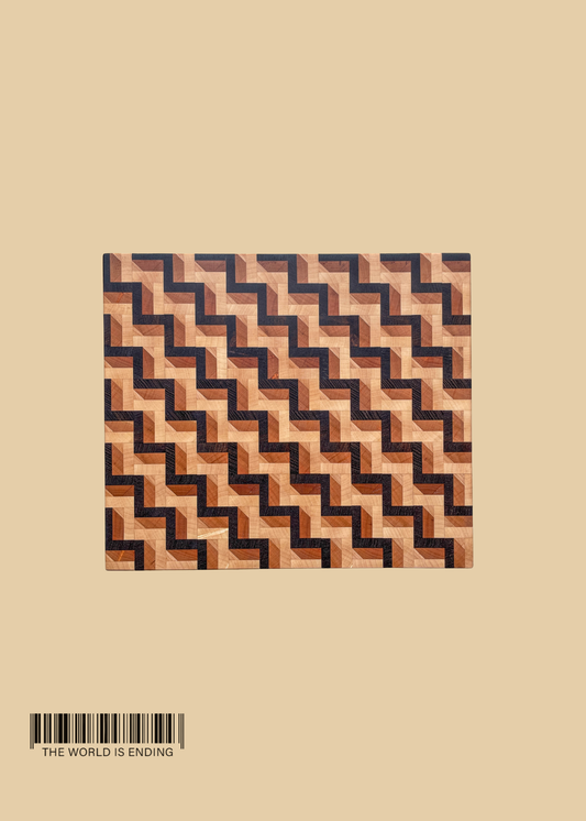 SAM APPLEBAUM #1 WENGE LADDER CUTTING BOARD