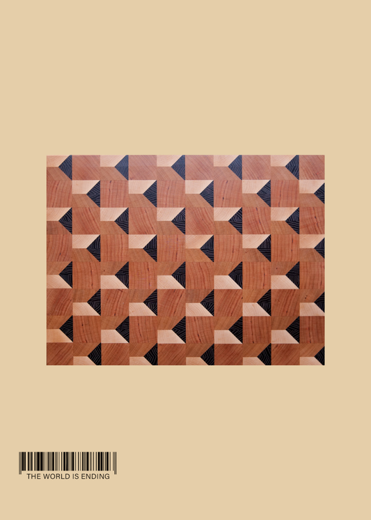 SAM APPLEBAUM DESERT TRIANGLES CUTTING BOARD