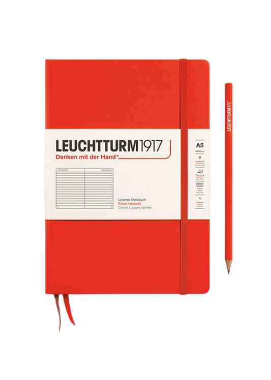 MM Fox Red A5 Notebook - Dotted