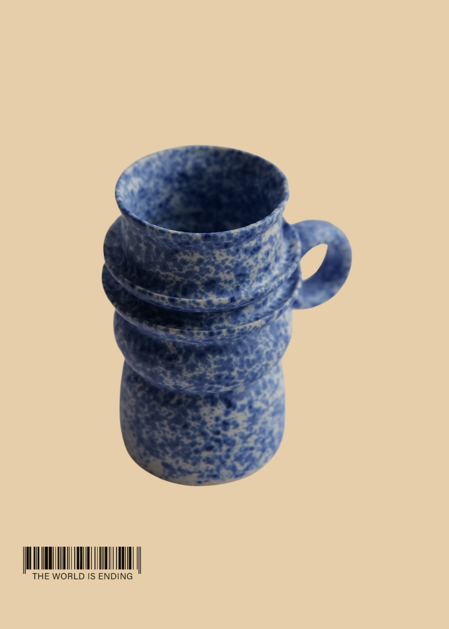 DARA SCHUMAN - SPECKLED EGG BLUE 11 MUG