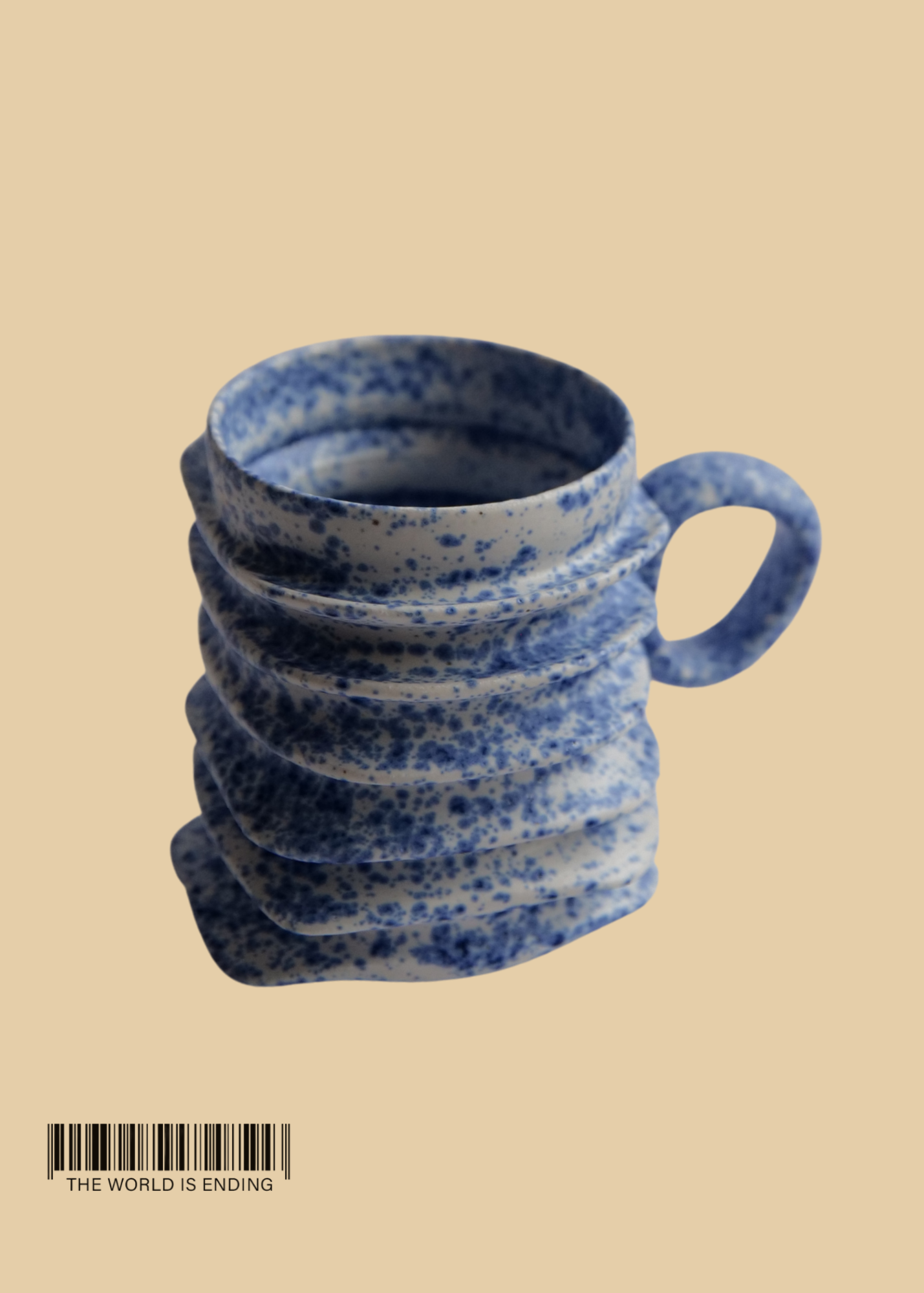 DARA SCHUMAN - SPECKLED EGG BLUE 8 MUG