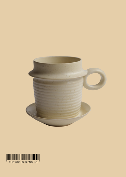 DARA SCHUMAN - WHITE SAND 2 MUG
