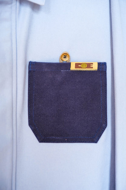 COE X NOEL MERCADO: EXPERT SERVICE CHORE COAT DRESDEN BLUE