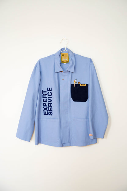 COE X NOEL MERCADO: EXPERT SERVICE CHORE COAT DRESDEN BLUE