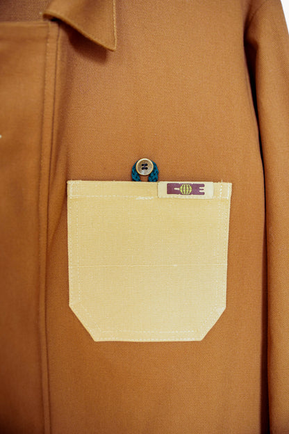 COE X NOEL MERCADO: EXPERT SERVICE CHORE COAT RANCH TAN