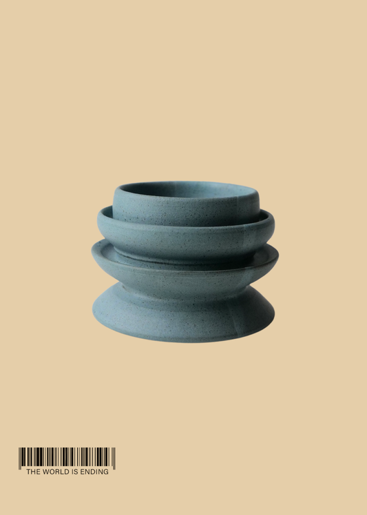 DARA SCHUMAN - BLUE PEBBLE CUP