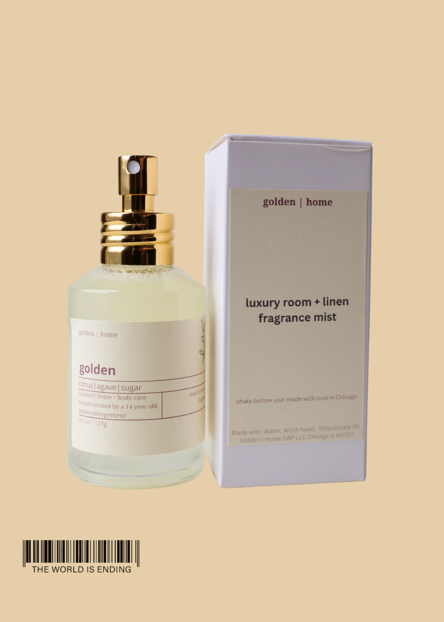GOLDEN HOME LINEN MIST - GOLDEN
