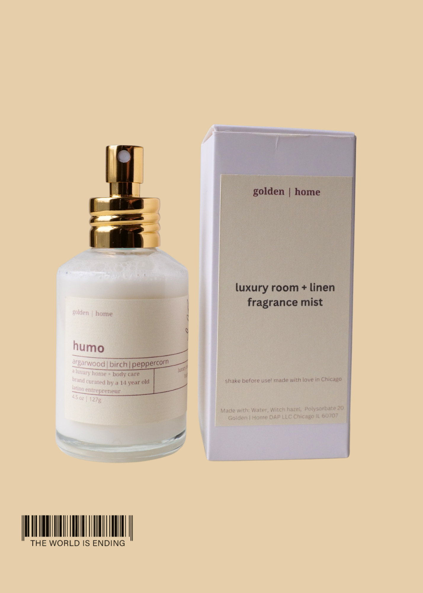 GOLDEN HOME LINEN MIST - HUMO