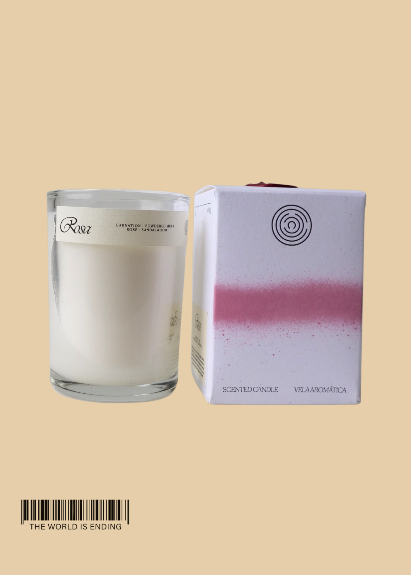 RUIZ ATELIER ROSA CANDLE 7OZ