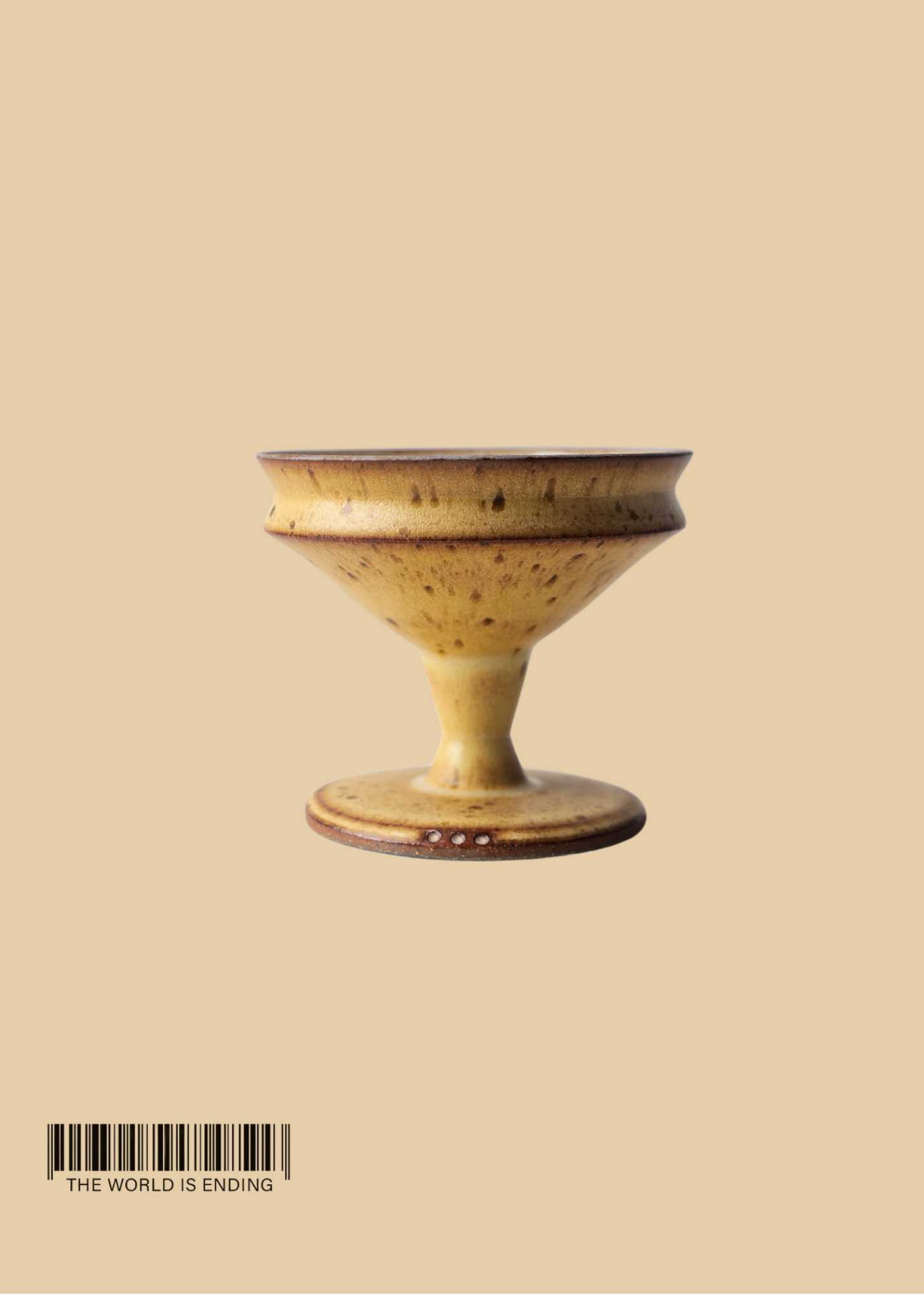 THREE DOT CERAMICS YELLOW CHALICE